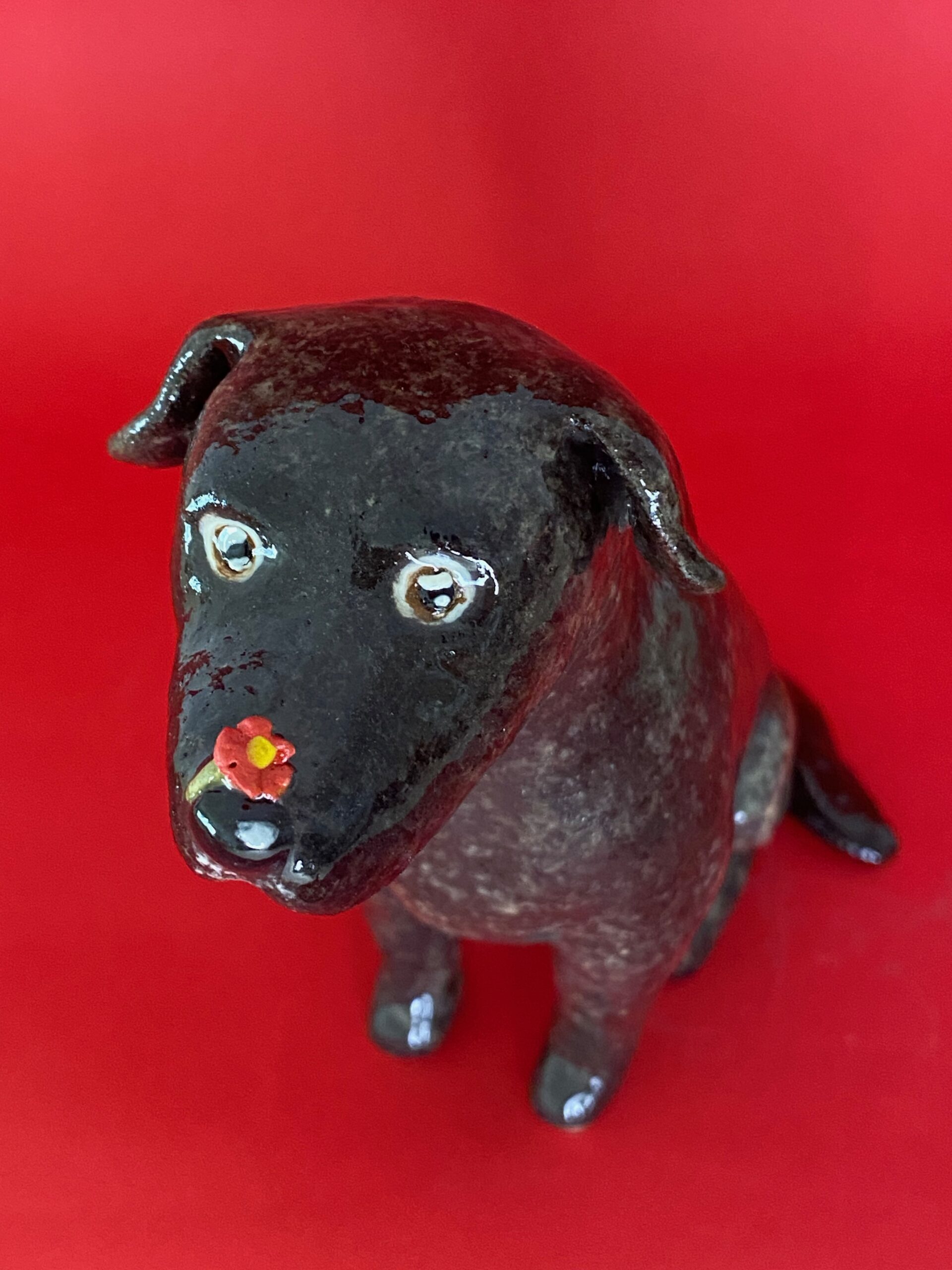 Chien en céramique personnalisable
