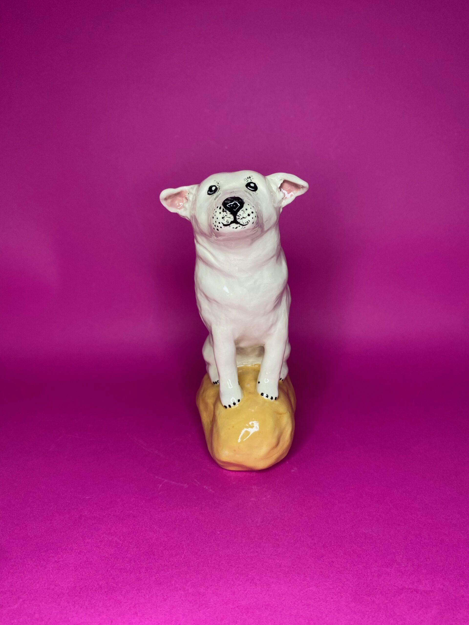 Chien en céramique personnalisable