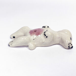porte-encens artisanal, porte-encens chien, porte-encens animal, porte-encens fait main, porte-encens grès, porte-encens céramique, incense holder, made in france, décoration apaisante, Doggo céramique